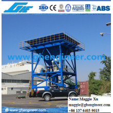 Port Machine Hydraulic Support Legs Bulk Cargo Déchargement Hopper